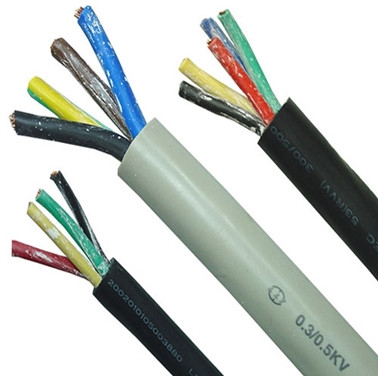 Fluoroplastic insulated high temperature resistant control cable