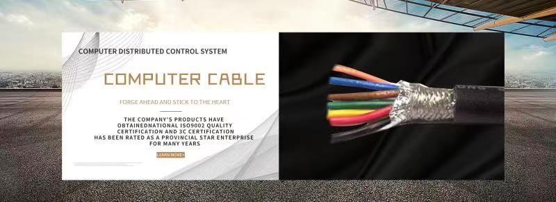 Power cable, computer cable, control cable